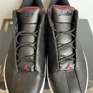 Nike Air Jordan Team Elite TE 2 Low Black Red 100% Auth Us size 9.5 Jordan | Shoes | Nike Air Jordan Team Elite Te 2 Low Black  main image 2